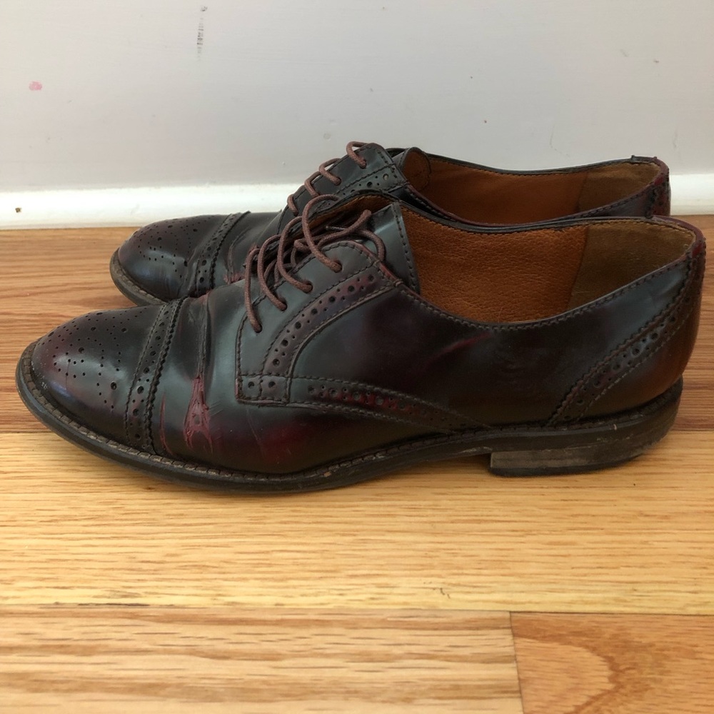 Madewell punched toe Oxford flat loafer - 7